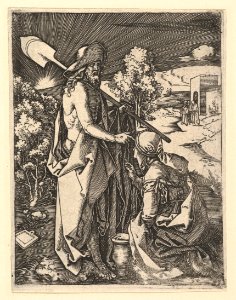 Christ Appearing to the Magdalen as a gardener, after Dürer MET DP820335