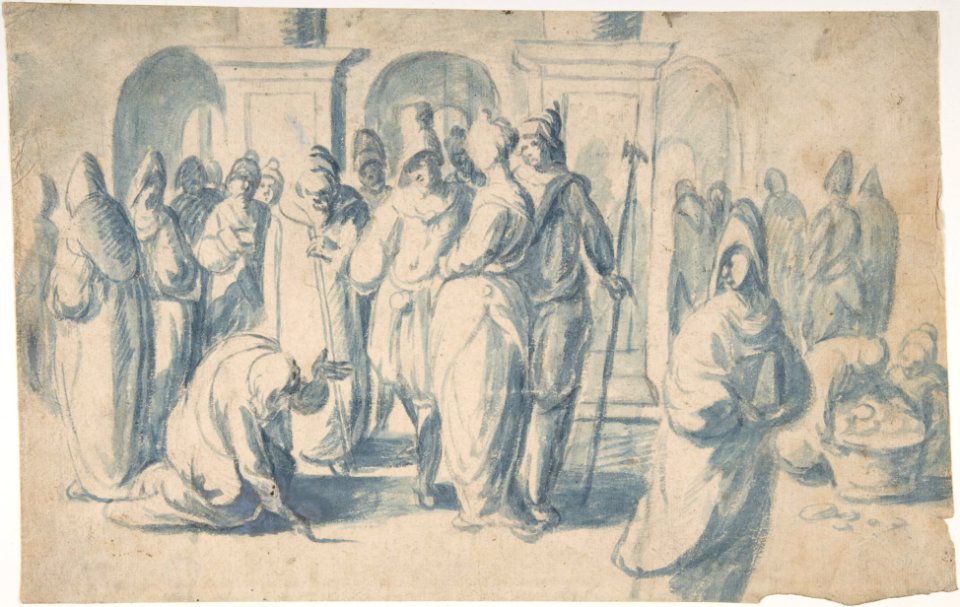 Christ and the Woman Taken in Adultery MET DP809195