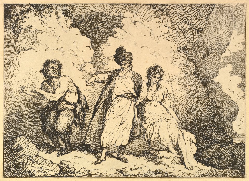Caliban, Prospero and Miranda (Shakespeare's Tempest) MET DP828462
