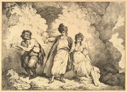 Caliban, Prospero and Miranda (Shakespeare's Tempest) MET DP828462