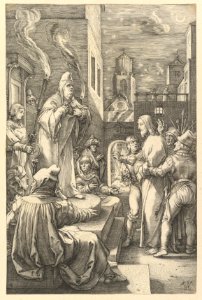 Christ before Caiphas, from The Passion of Christ MET DP820983