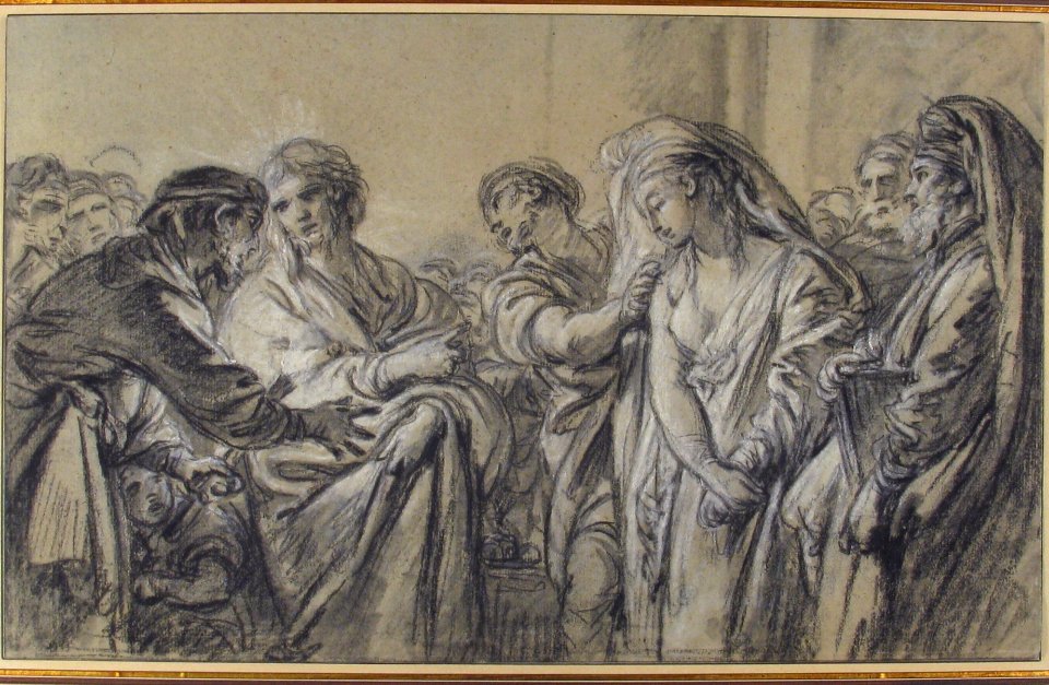 Christ and the Woman Taken in Adultery MET 57.139