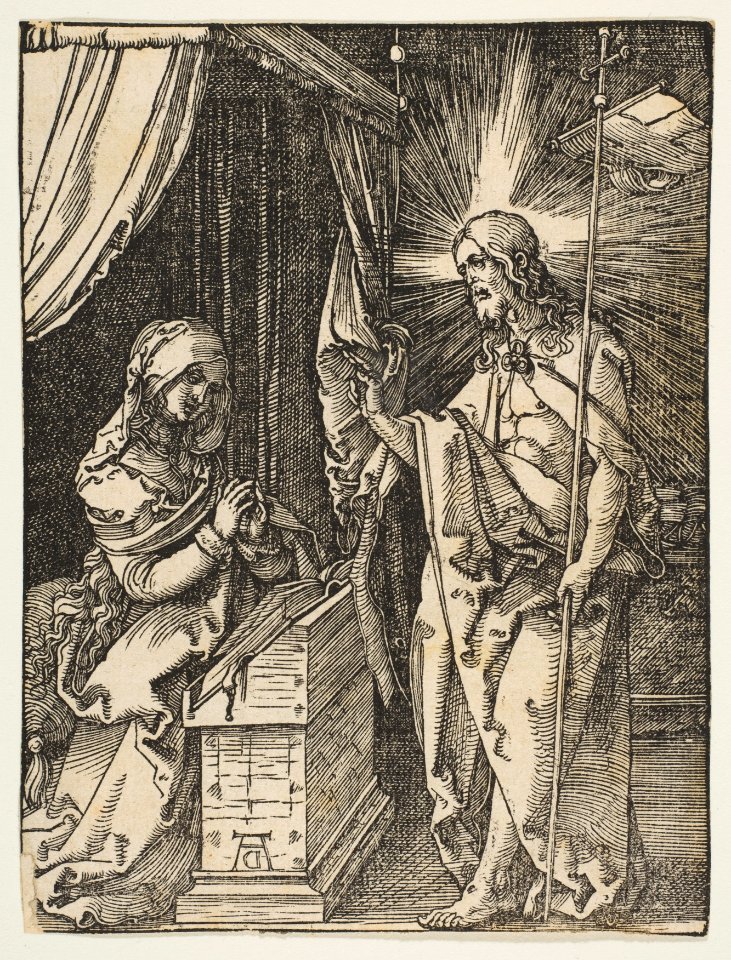 Christ Appearing to His Mother, from The Small Passion MET DP816010