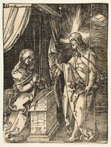 Christ Appearing to His Mother, from The Small Passion MET DP816010