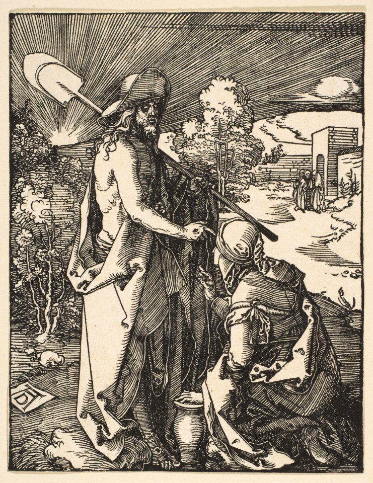 Christ Appearing to Mary Magdalen, from The Small Passion MET DP816057