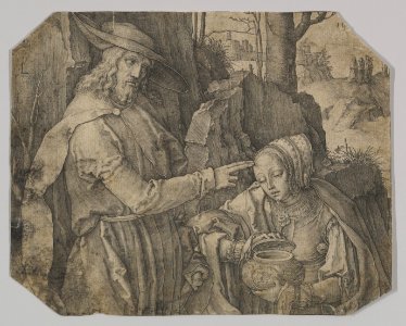 Christ Appearing to St. Mary Magdalene as a Gardener MET DP818977