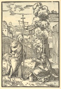 Christ Appearing to Mary Magdalen (Noli Me Tangere), from Speculum passionis domini nostri Ihesu Christi MET DP849015