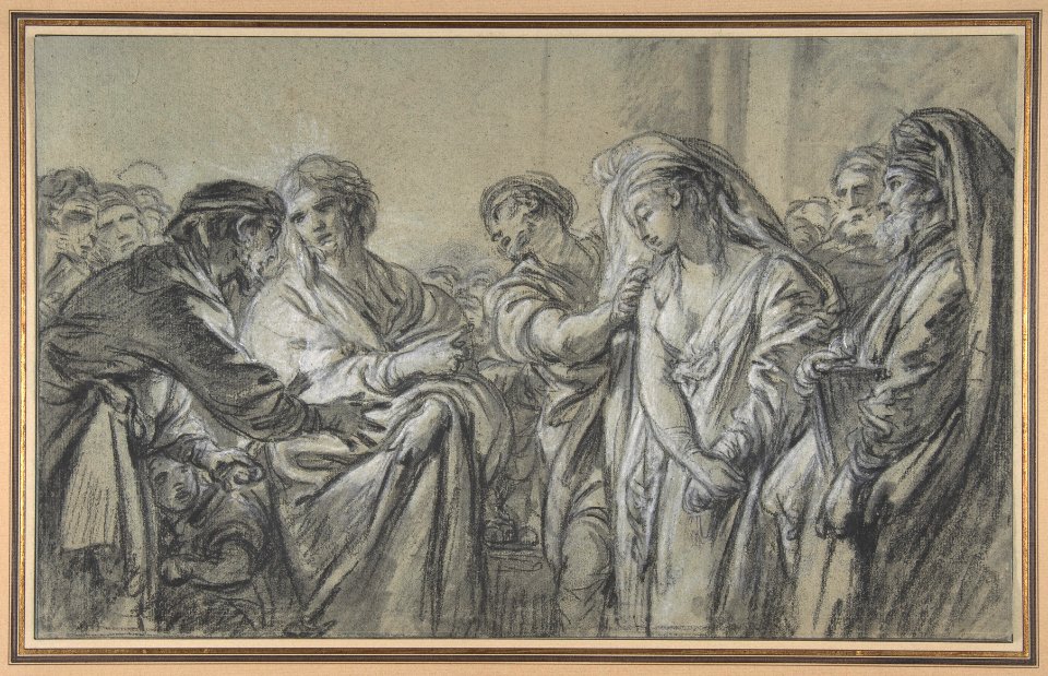 Christ and the Woman Taken in Adultery MET DP809663