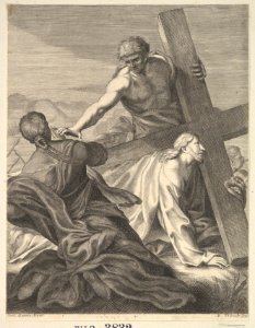 Christ Carrying the Cross MET DP822637. Free illustration for personal and commercial use.