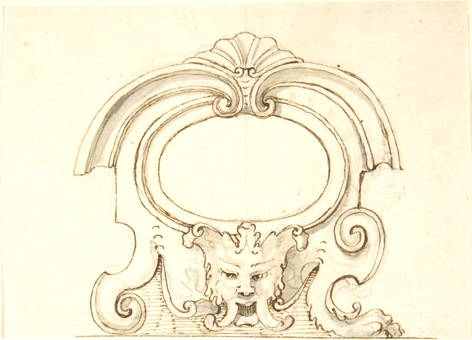 Cartouche with a Mask MET DP803150