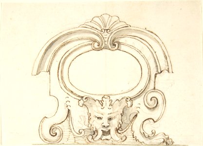 Cartouche with a Mask MET DP803150