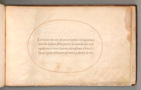 Calligraphic Excersize in French MET DP-12235-039