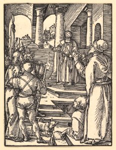 Christ before Pilate, from The Small Passion MET DP820433