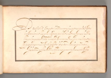 Calligraphic Excersize in French (Cursive Script) MET DP-12235-027