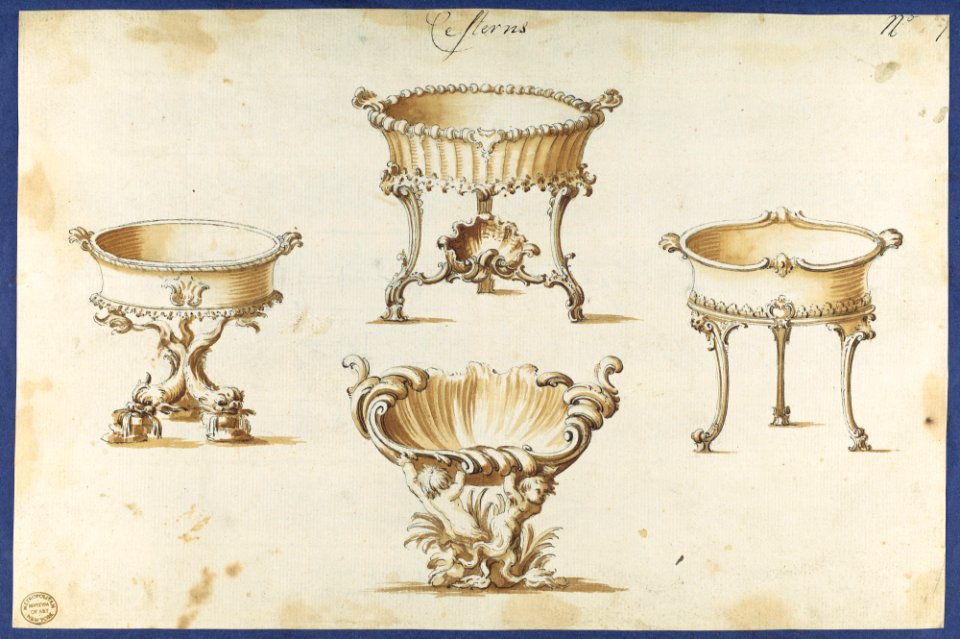 Cisterns, from Chippendale Drawings, Vol. II MET DP118196