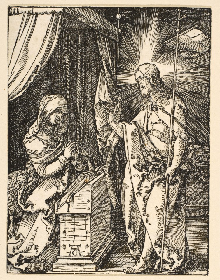 Christ Appearing to His Mother, from The Small Passion MET DP816056