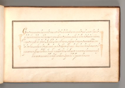 Calligraphic Excersize in Italian MET DP-12235-028