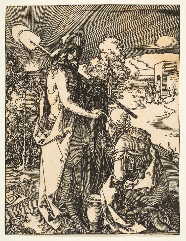 Christ Appearing to Mary Magdalen, from The Small Passion MET DP816012