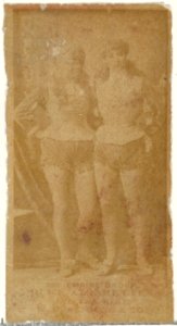 Card Number 322, Empire Group, from the Actors and Actresses series (N145-7) issued by Duke Sons & Co. to promote Duke Cigarettes MET DP840407