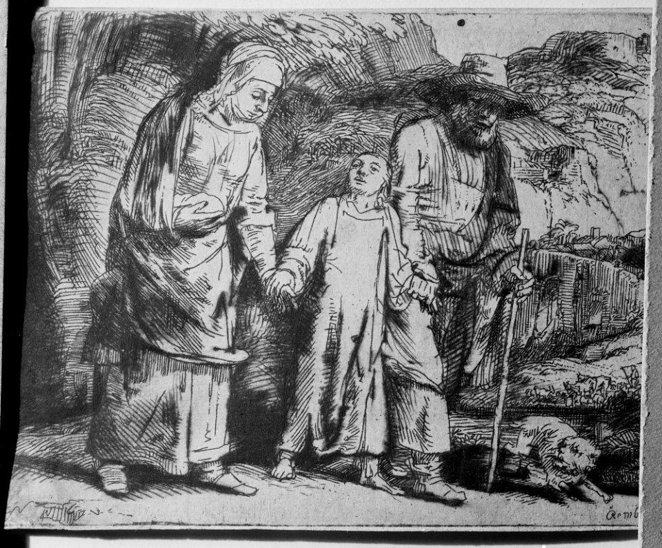 Christ between his Parents, Returning from the Temple MET MM10551