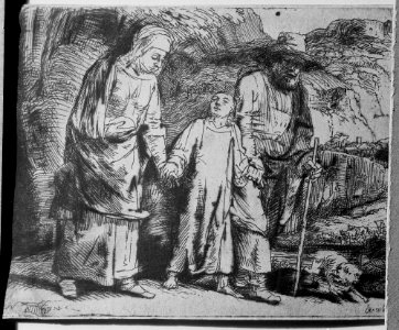 Christ between his Parents, Returning from the Temple MET MM10551