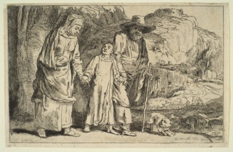 Christ Between His Parents Returning from the Temple MET DP814823