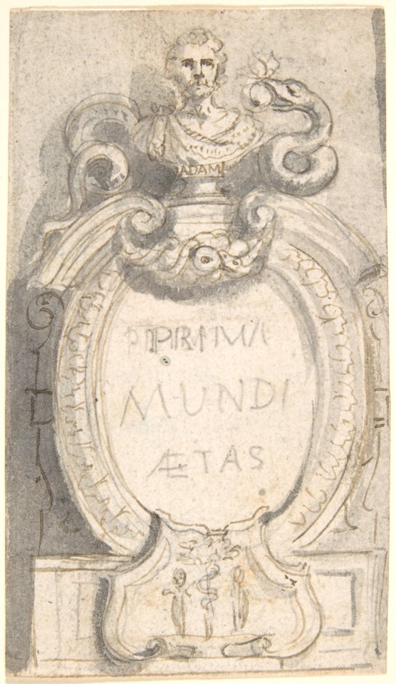 Cartouche Surmounted by a Bust MET DP803266