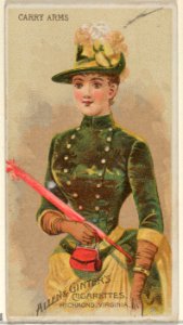 Carry Arms, from the Parasol Drills series (N18) for Allen & Ginter Cigarettes Brands MET DP834982