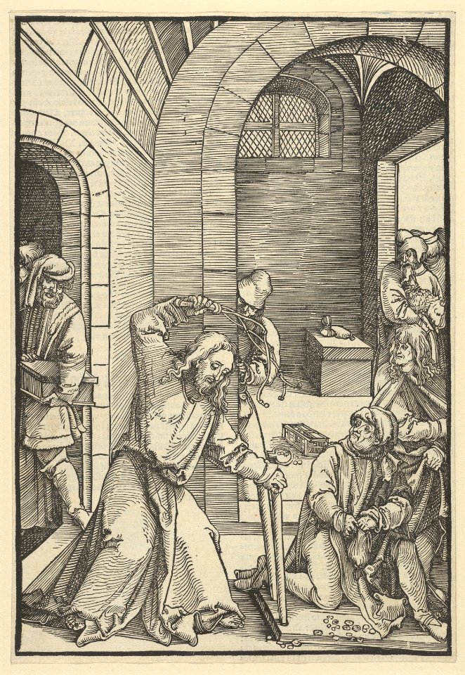 Christ Purifying the Temple, from Speculum passionis domini nostri Ihesu Christi MET DP849020