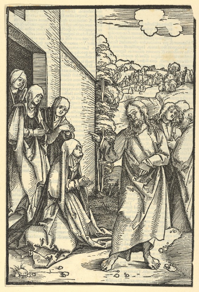 Christ Taking Leave of His Mother, from Speculum passionis domini nostri Ihesu Christi MET DP848947