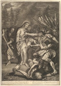Christ Taken Prisoner in the Garden, from The Passion of Christ, plate 8 MET DP835974