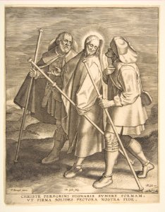 Christ and the Disciples on the Way to Emmaus MET DP818260