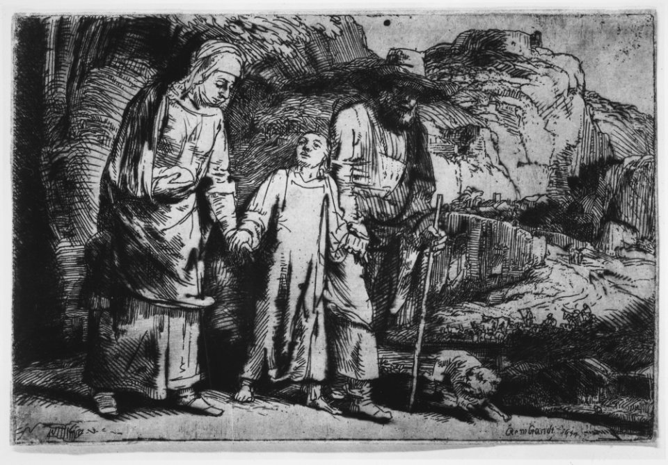 Christ between his Parents, Returning from the Temple MET MM10467