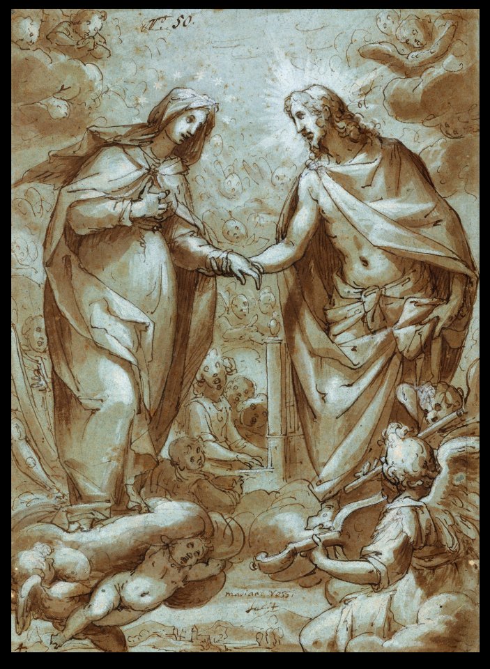 Christ Receiving the Virgin into Heaven MET DT5763