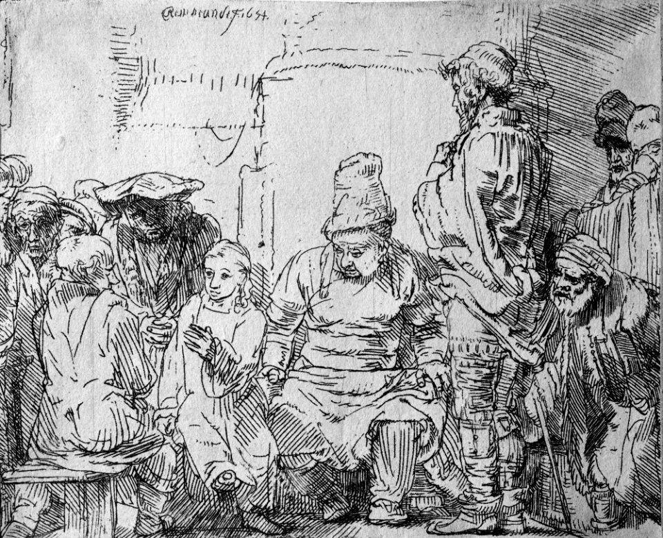 Christ Seated Disputing with the Doctors MET MM10550