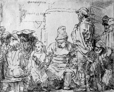 Christ Seated Disputing with the Doctors MET MM10550