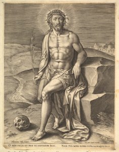 Christ Sitting on the Cold Stone MET DP830184