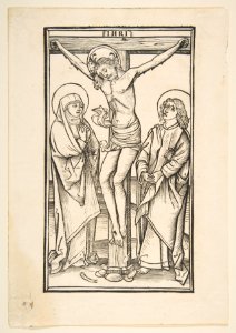 Christ on the Cross with the Virgin and Saint John MET DP813495