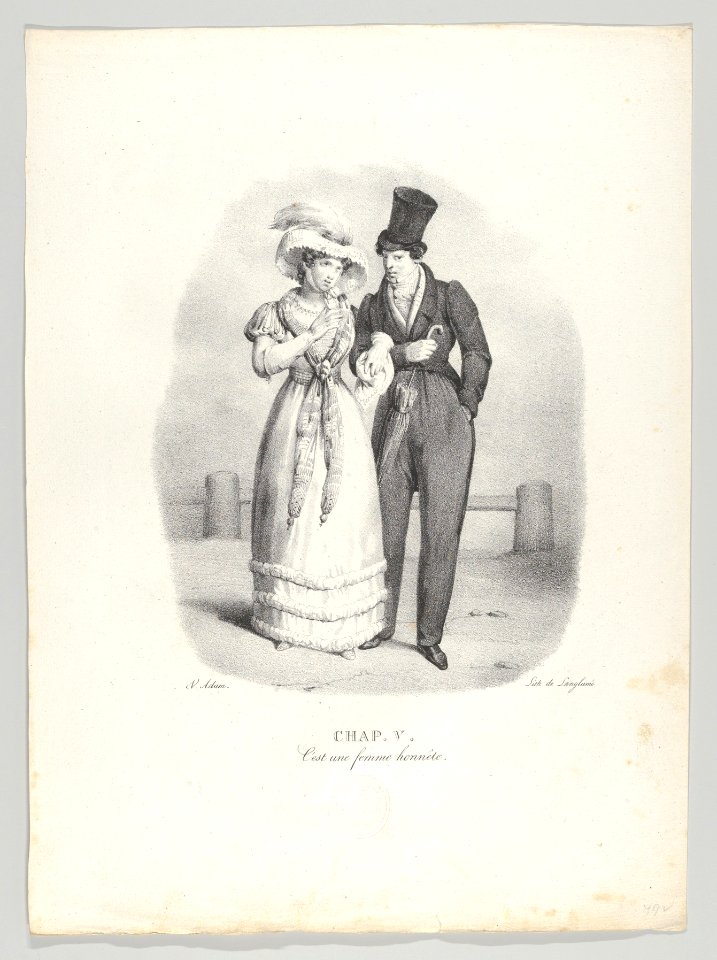 Chap. V- C'est une femme honnête (She is an honest woman) MET DP854888