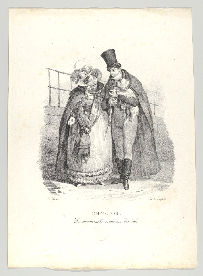 Chap. XVI- La simpiternelle serait ma bisaïeule (This woman could be my great-grandmother) MET DP854899