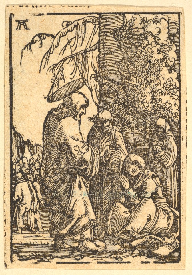Christ Taking Leave of His Mother, from The Fall and Salvation of Mankind Through the Life and Passion of Christ MET DP828541