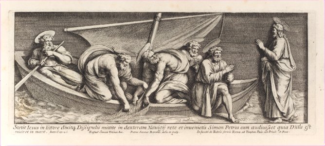 Christ speaking with Saint Peter Met DP-17523-001