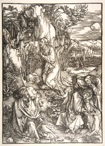 Christ on the Mount of Olives, from The Large Passion MET DP816593