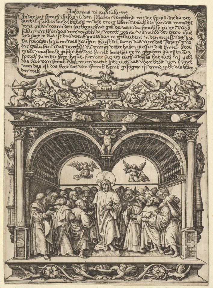 Christ Sermonizing on the Bread from Heaven MET DP835712