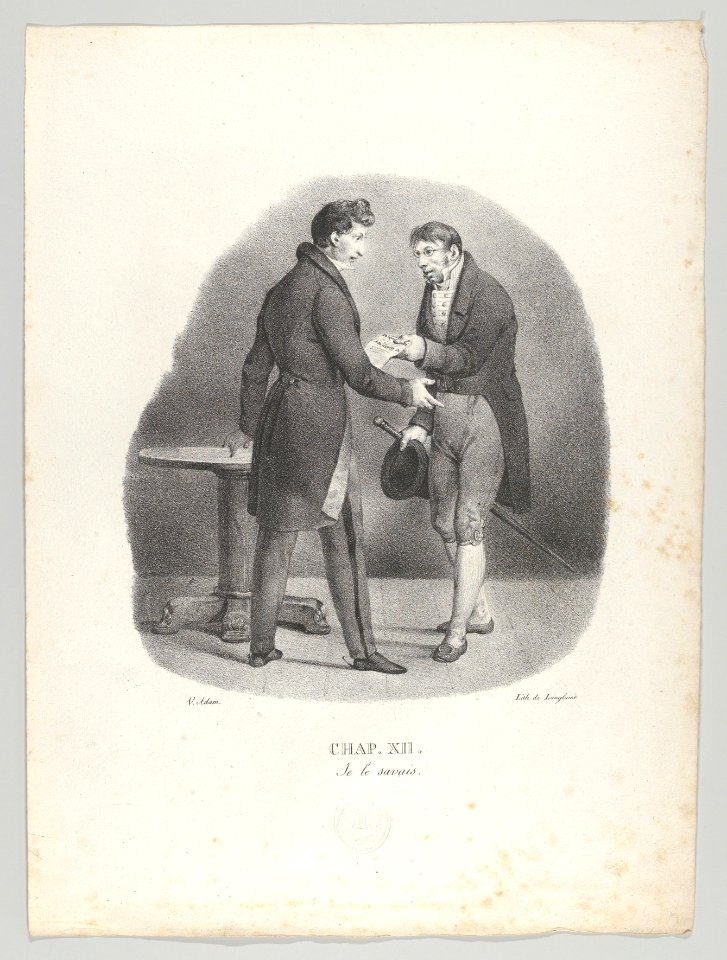 Chap. XII- Je le savais (I thought as much) MET DP854895