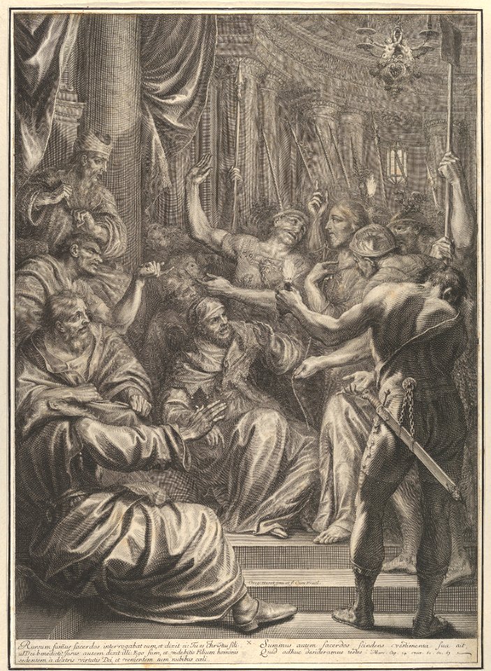 Christ Before Caiaphas, from The Passion of Christ, plate 10 MET ...