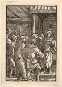 Christ Before Caiaphas, from The Fall and Salvation of Mankind Through the Life and Passion of Christ MET DP832970
