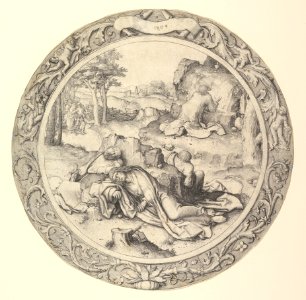 Christ on the Mount of Olives, from the Circular Passion MET DP819168