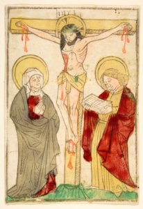 Christ on the Cross with the Virgin and Saint John MET DP813494