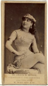Card Number 305, Amalia De Revoise, from the Actors and Actresses series (N145-3) issued by Duke Sons & Co. to promote Cross Cut Cigarettes MET DP839729